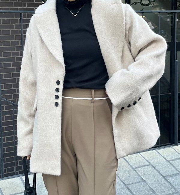  「【サイズ展開あり】シャギーウールコート」|その他|