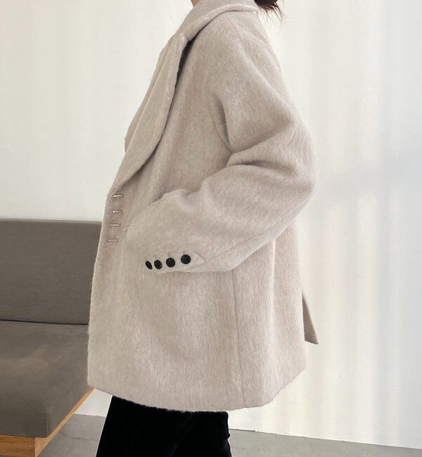  「【サイズ展開あり】シャギーウールコート」|その他|