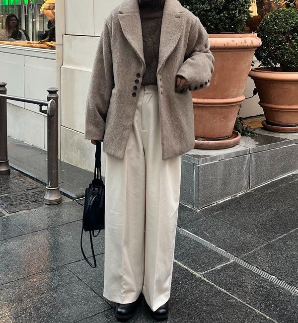  「【サイズ展開あり】シャギーウールコート」|その他|