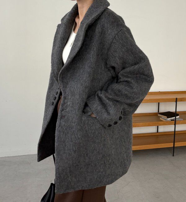  「【サイズ展開あり】シャギーウールコート」|その他|