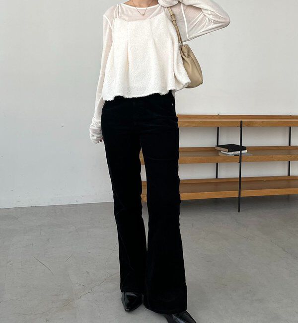  「ボアフレアキャミ」|シャツ・ブラウス|