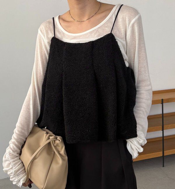  「ボアフレアキャミ」|シャツ・ブラウス|