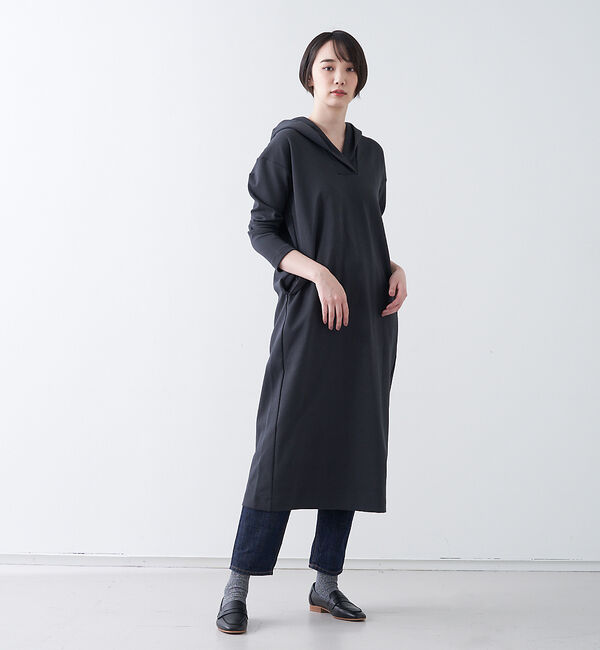 collex「ダンボールニット　パーカーロングワンピース」|ワンピース|