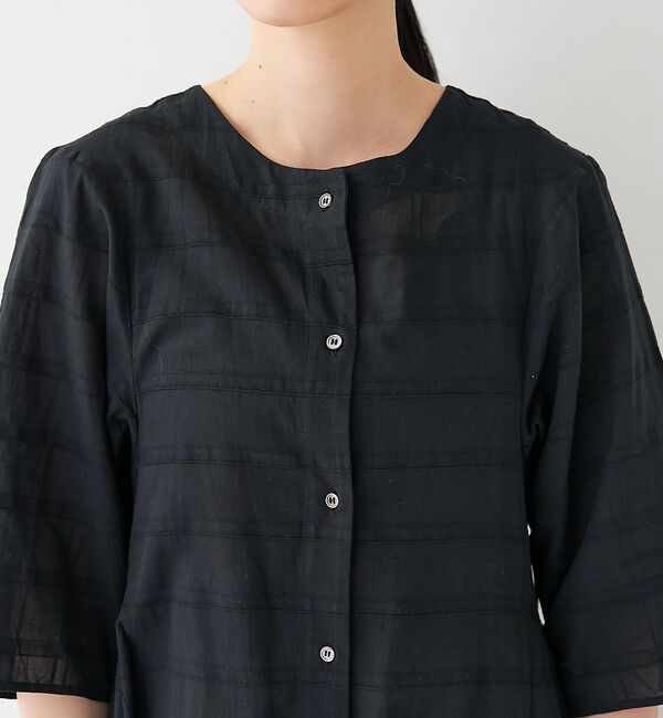 collex「＜手洗い可＞チェック織柄ガウンワンピース」|ワンピース|