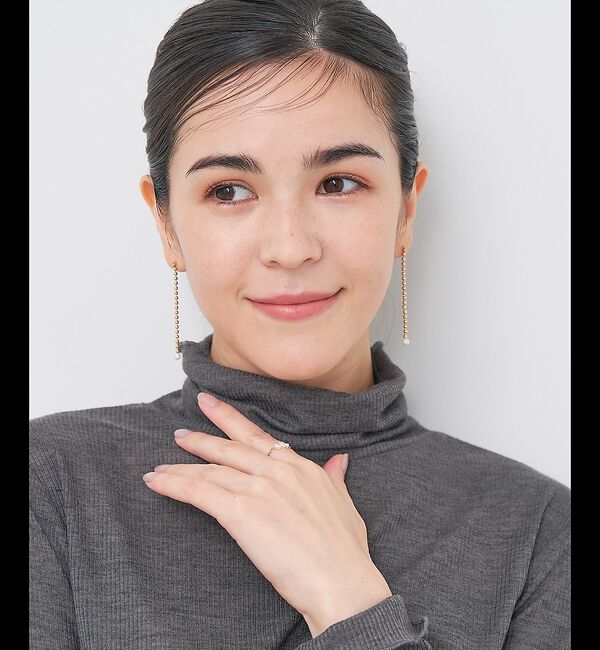 collex「【dignif】【金属アレルギー対応】パールスイングピアス」|ピアス|