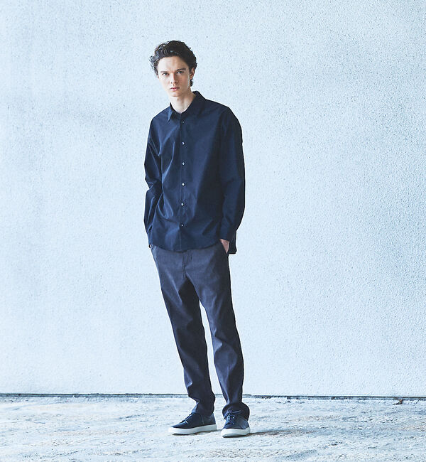 ABAHOUSE「【ナチュラルストレッチ】リラックス レギュラーカラー シャツ / シャツブルゾン」|シャツ・ブラウス|