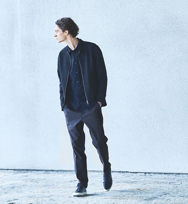 ABAHOUSE「【ナチュラルストレッチ】リラックス レギュラーカラー シャツ / シャツブルゾン」|シャツ・ブラウス|