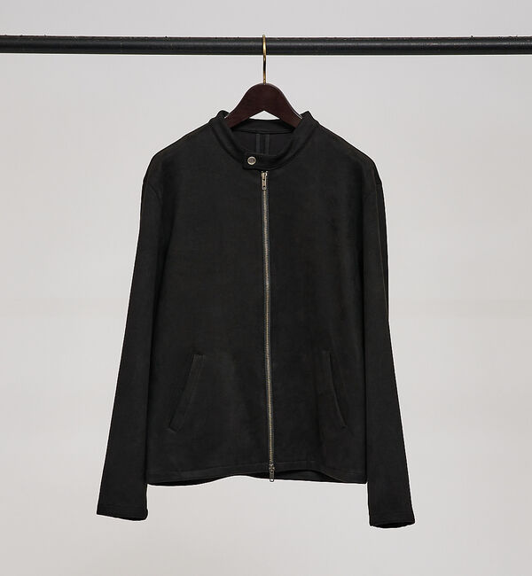 ABAHOUSE「【ネオスエード】ポンチ ライダース ジャケット / ブルゾン」|ライダースジャケット|