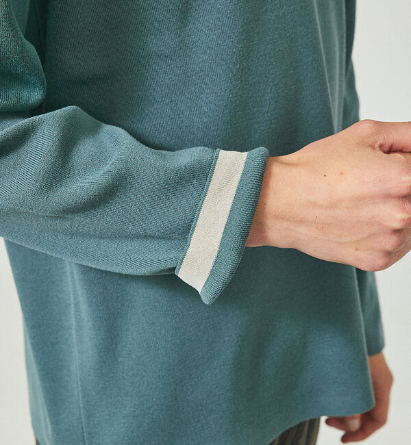 ABAHOUSE「【定番】総針 プルオーバー ニット / クルーネックニット」|ニット・セーター|