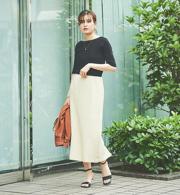 Rouge vif「変わり織り4WAYストレッチタイトスカート」|スカート|