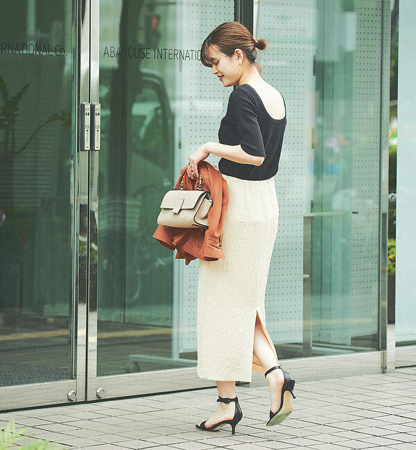 Rouge vif「変わり織り4WAYストレッチタイトスカート」|スカート|