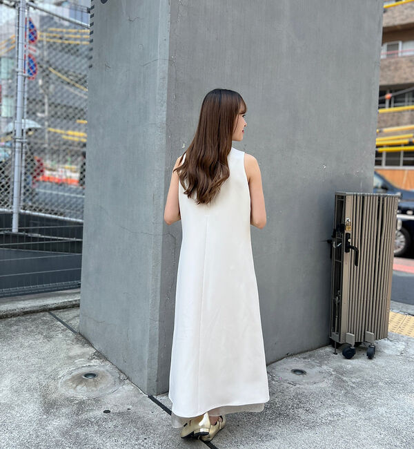 Rouge vif「【一部店舗限定】【2点セット】シアーショートカーディガン&times;ノースリーブワンピセッ」|ワンピース|