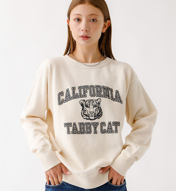 Rouge vif「【MIXTA/ミクスタ】ロゴスウェット/スウェット/ギフト/加工/ヴィンテージ感」|スウェット・ジャージ|オフホワイト