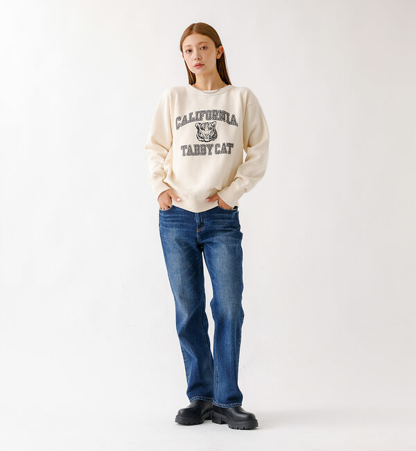 Rouge vif「【MIXTA/ミクスタ】ロゴスウェット/スウェット/ギフト/加工/ヴィンテージ感」|スウェット・ジャージ|