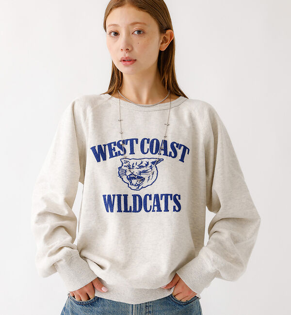 Rouge vif「【MIXTA/ミクスタ】ロゴスウェット/スウェット/ギフト/加工/ヴィンテージ感」|スウェット・ジャージ|グレー