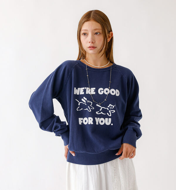 Rouge vif「【MIXTA/ミクスタ】ロゴスウェット/スウェット/ギフト/加工/ヴィンテージ感」|スウェット・ジャージ|