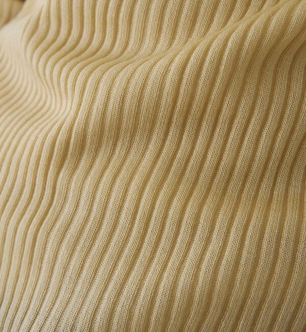 Rouge vif「防縮Wシアーポロリブニット【予約】」|ニット・セーター|