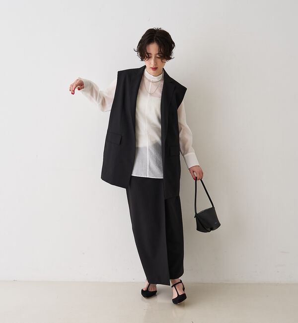 Rouge vif「シアースタンドタイブラウス【予約】」|シャツ・ブラウス|