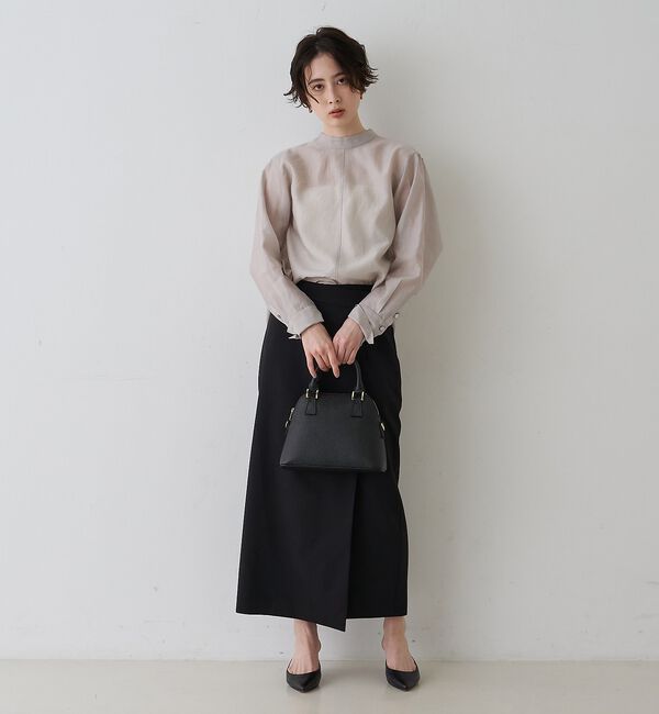 Rouge vif「シアースタンドタイブラウス【予約】」|シャツ・ブラウス|