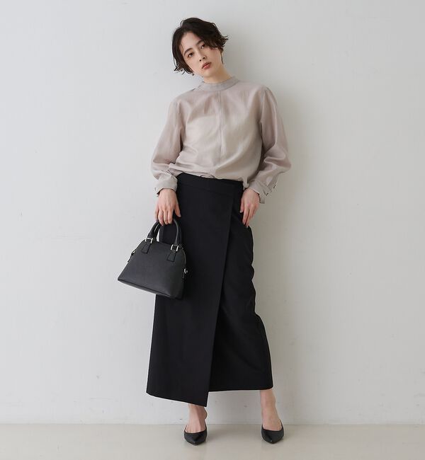 Rouge vif「シアースタンドタイブラウス【予約】」|シャツ・ブラウス|