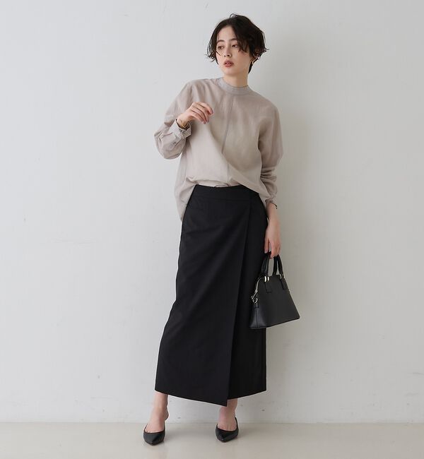 Rouge vif「シアースタンドタイブラウス【予約】」|シャツ・ブラウス|