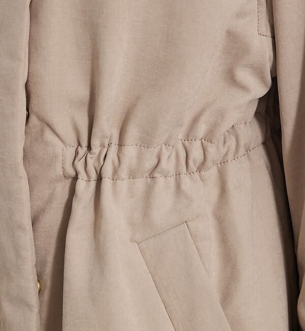 qualite「【軽やかでほどよい暖かさ】ピーチパデッドブルゾン」|ブルゾン・スタジャン|