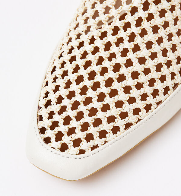 AU BANNISTER「パールチャーム付き メッシュフラットシューズ」|その他|