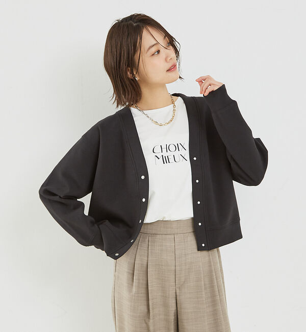 abahouse mavie「【セットアップ対応】シルキーダンボールカーディガン」|カーディガン|スミクロ