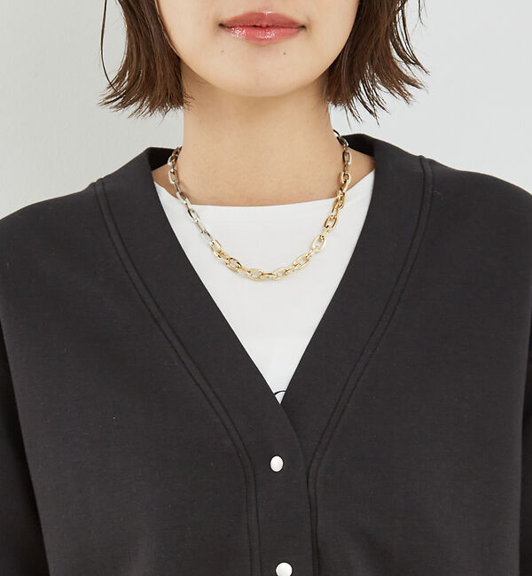 abahouse mavie「【セットアップ対応】シルキーダンボールカーディガン」|カーディガン|