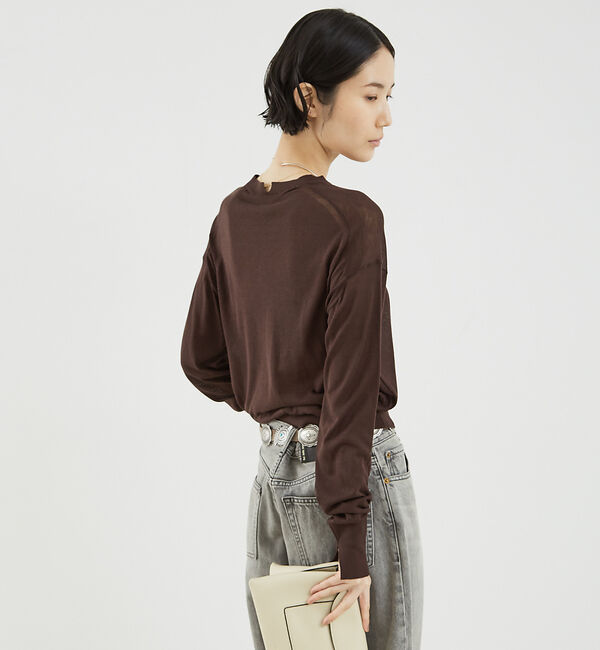 The Store by C' 「【COCUCA】シルクニットプルオーバー」|ニット・セーター|