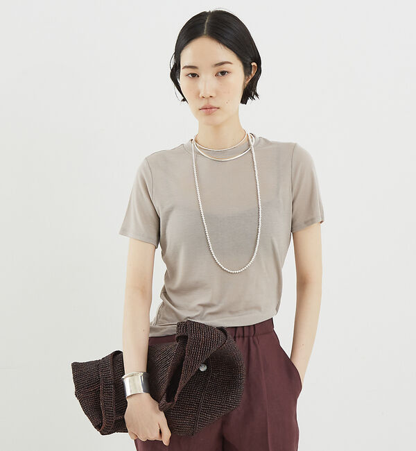 The Store by C' 「【AGOLDE】RONYA TEE／Tシャツ」|Tシャツ・カットソー|モカ