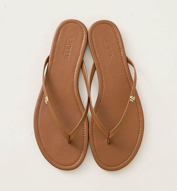 The Store by C' 「【POLO RALPH LAUREN 】RAQUEL／レザーフリップフロップ」|サンダル|