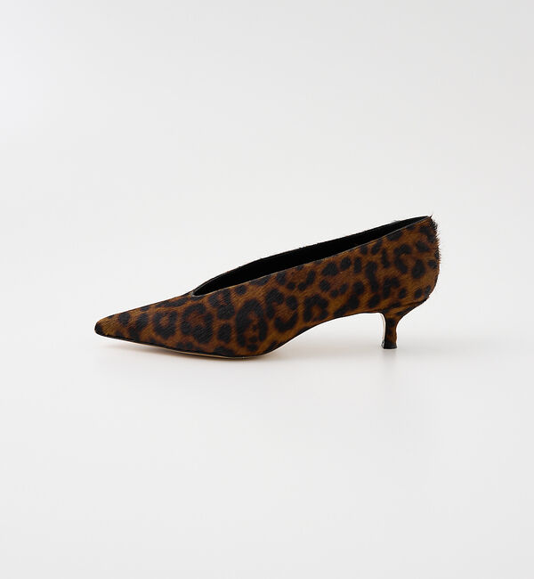 The Store by C' 「【Le Monde Beryl】BABOUCHE KITTEN HEEL／レオパ」|パンプス|