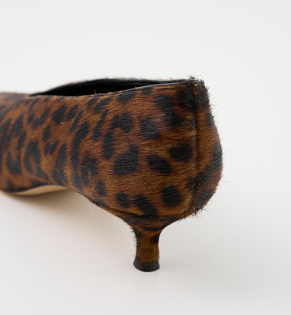 The Store by C' 「【Le Monde Beryl】BABOUCHE KITTEN HEEL／レオパ」|パンプス|