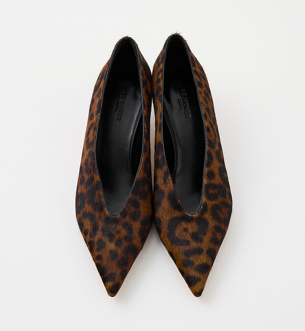 The Store by C' 「【Le Monde Beryl】BABOUCHE KITTEN HEEL／レオパ」|パンプス|
