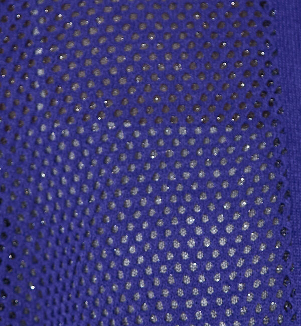 NOMINE「ラメメッシュ２WAY ZIPニットブルゾン」|カーディガン|