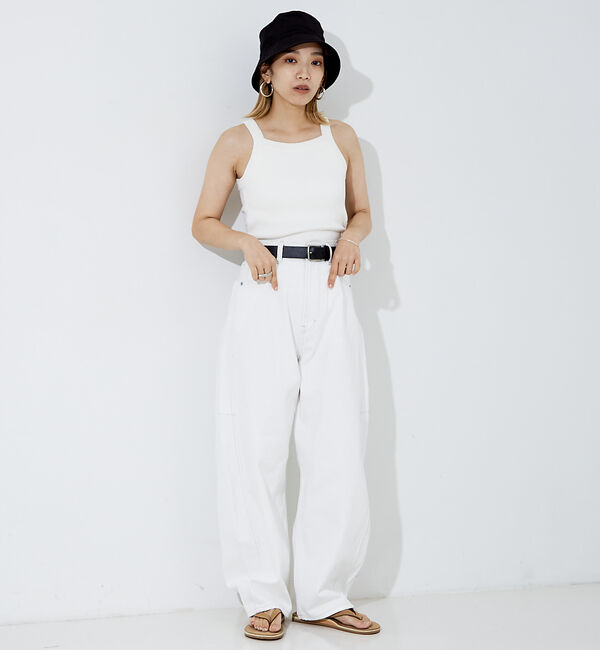 NOMINE「カップインアメスリニットタンク」|キャミソール|