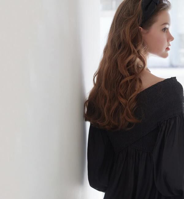 TIARA「2WAYオフショルブラウス」|シャツ・ブラウス|ブラック