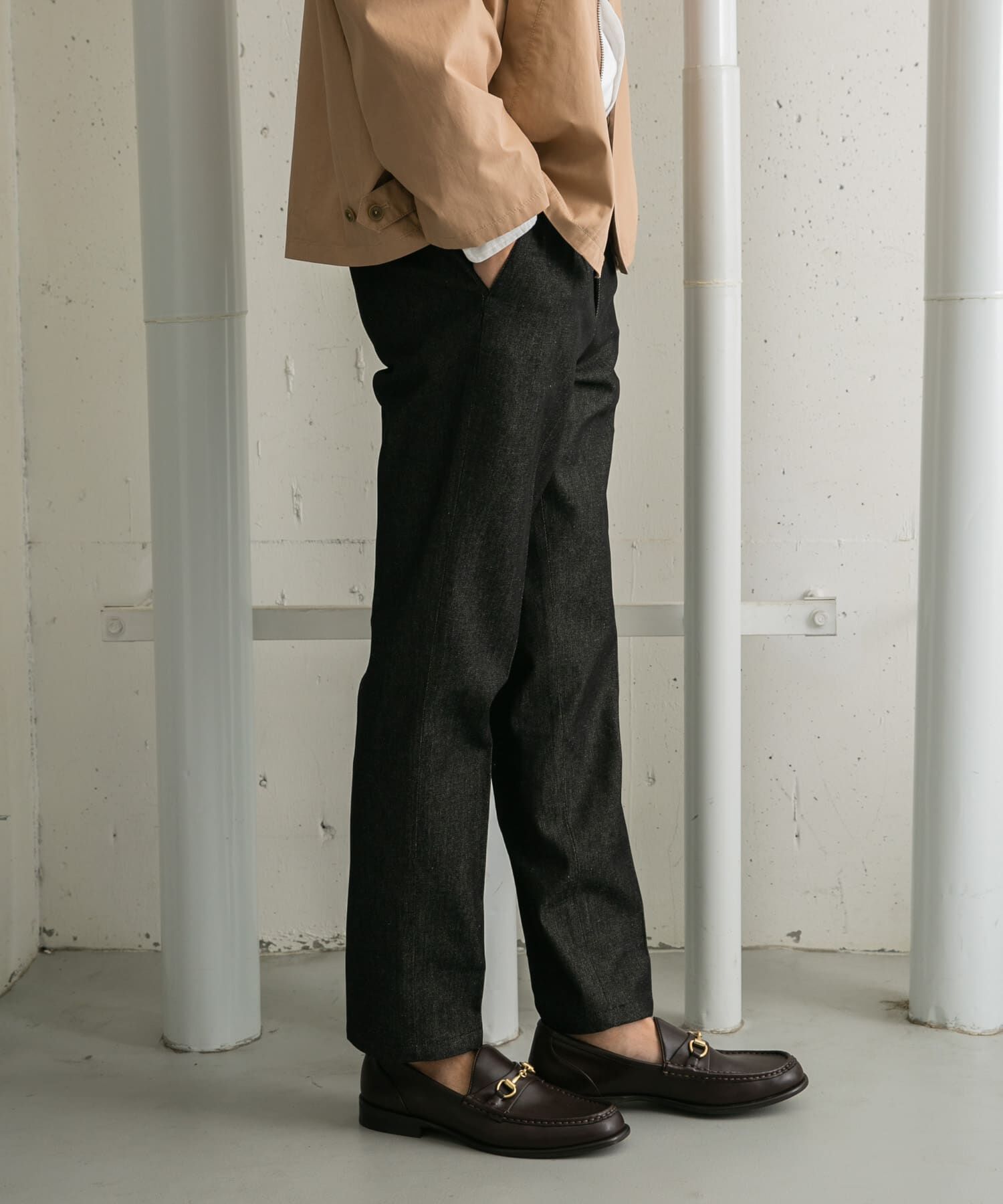 URBAN RESEARCH ROSSO「『XLサイズあり』デニムスラックスパンツ」|デニム|