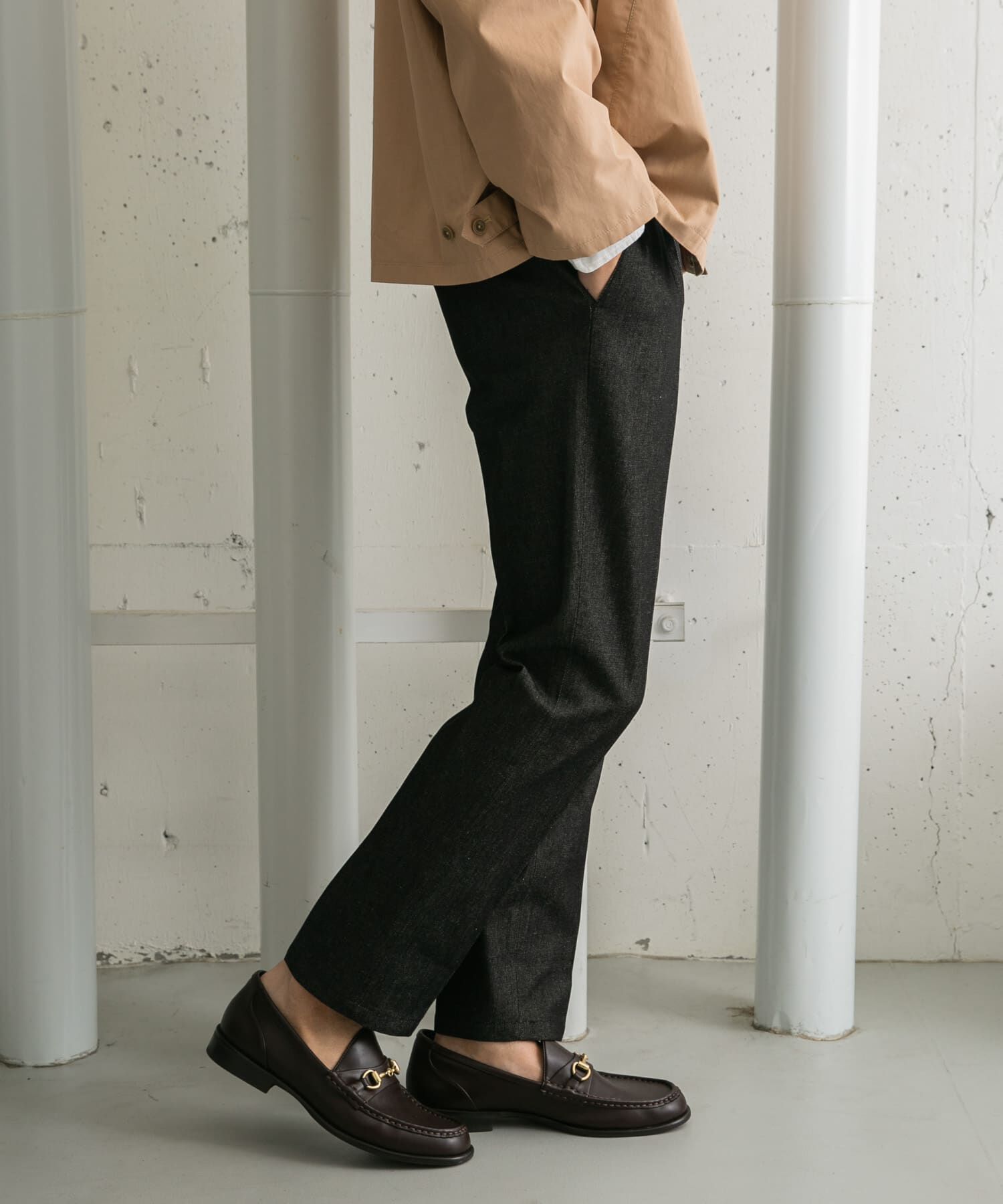 URBAN RESEARCH ROSSO「『XLサイズあり』デニムスラックスパンツ」|デニム|