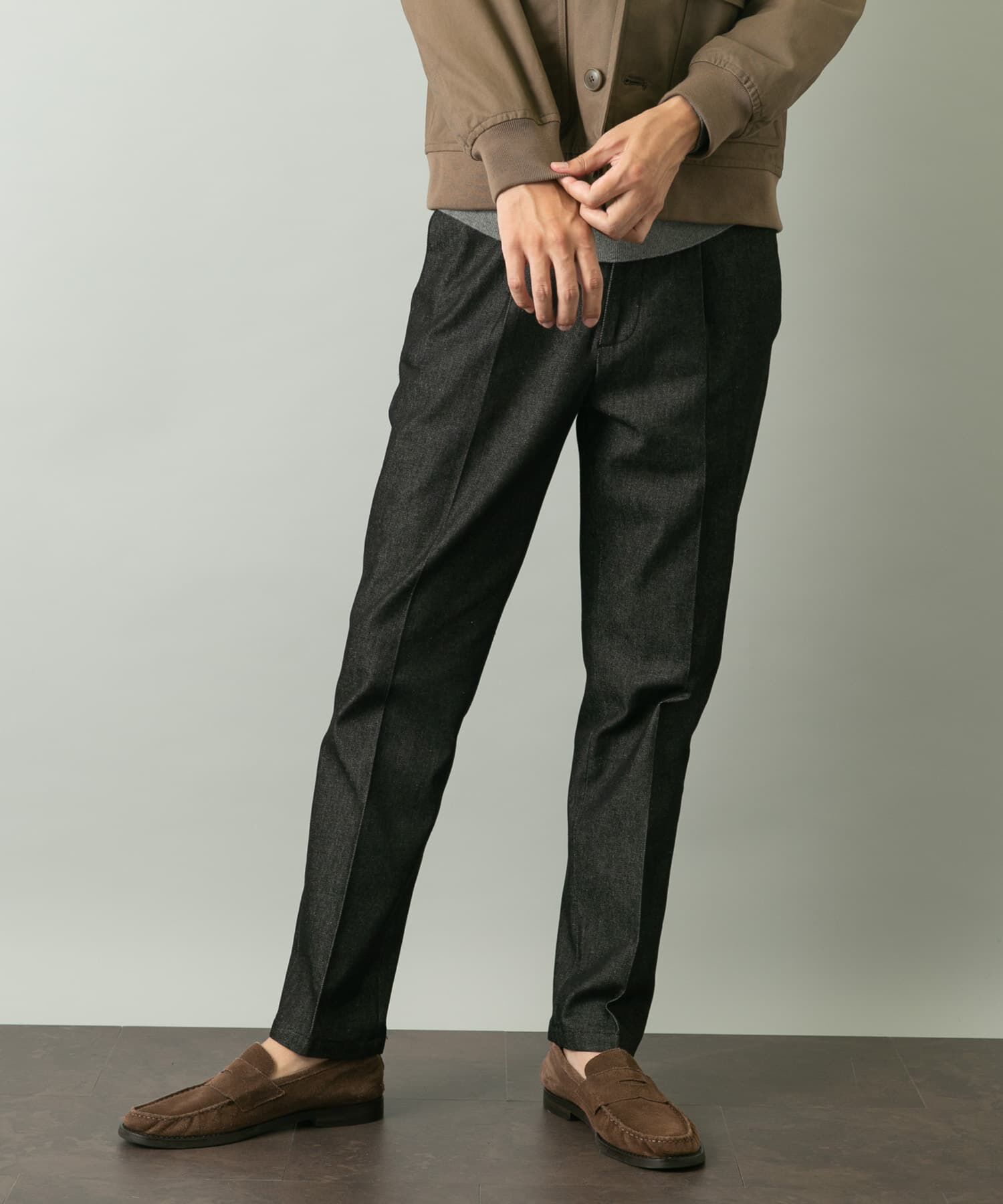 URBAN RESEARCH ROSSO「『XLサイズあり』デニムスラックスパンツ」|デニム|