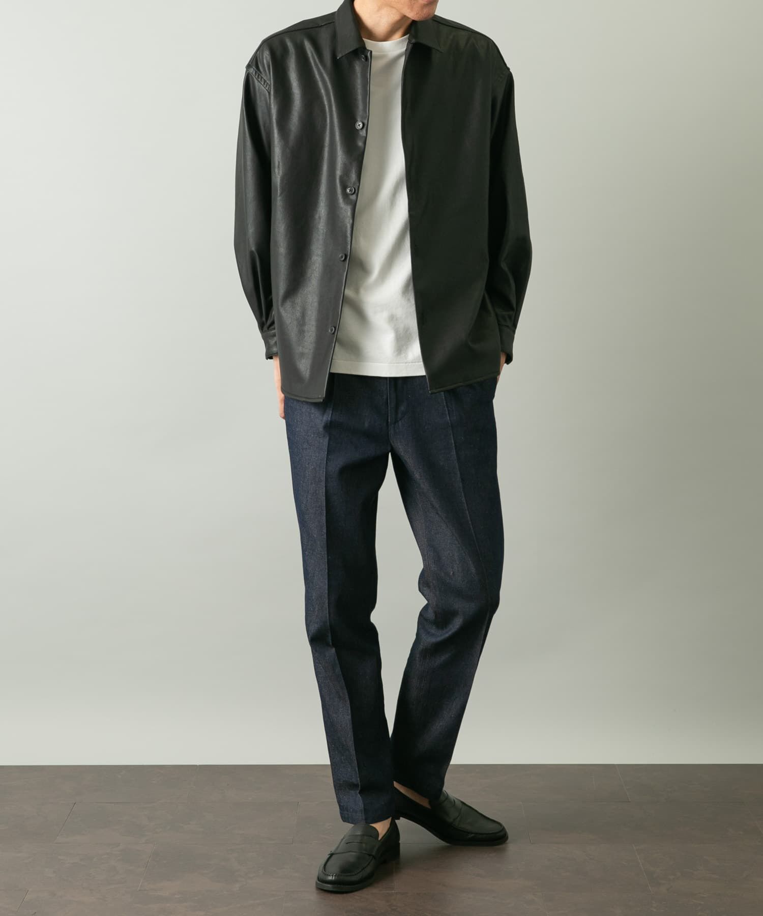 URBAN RESEARCH ROSSO「『XLサイズあり』デニムスラックスパンツ」|デニム|