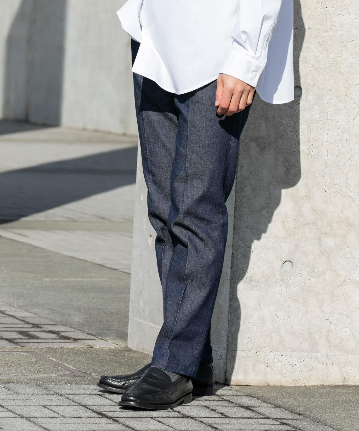 URBAN RESEARCH ROSSO「『XLサイズあり』デニムスラックスパンツ」|デニム|