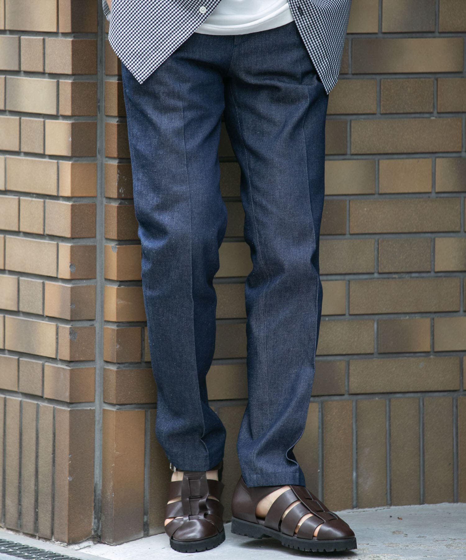 URBAN RESEARCH ROSSO「『XLサイズあり』デニムスラックスパンツ」|デニム|