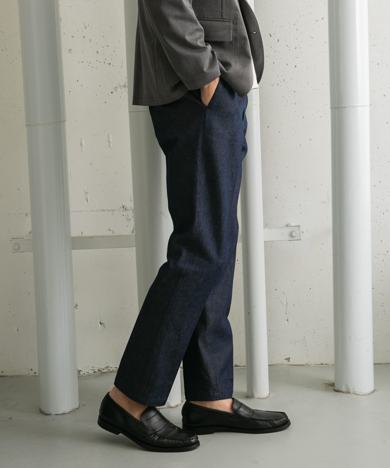 URBAN RESEARCH ROSSO「『XLサイズあり』デニムスラックスパンツ」|デニム|