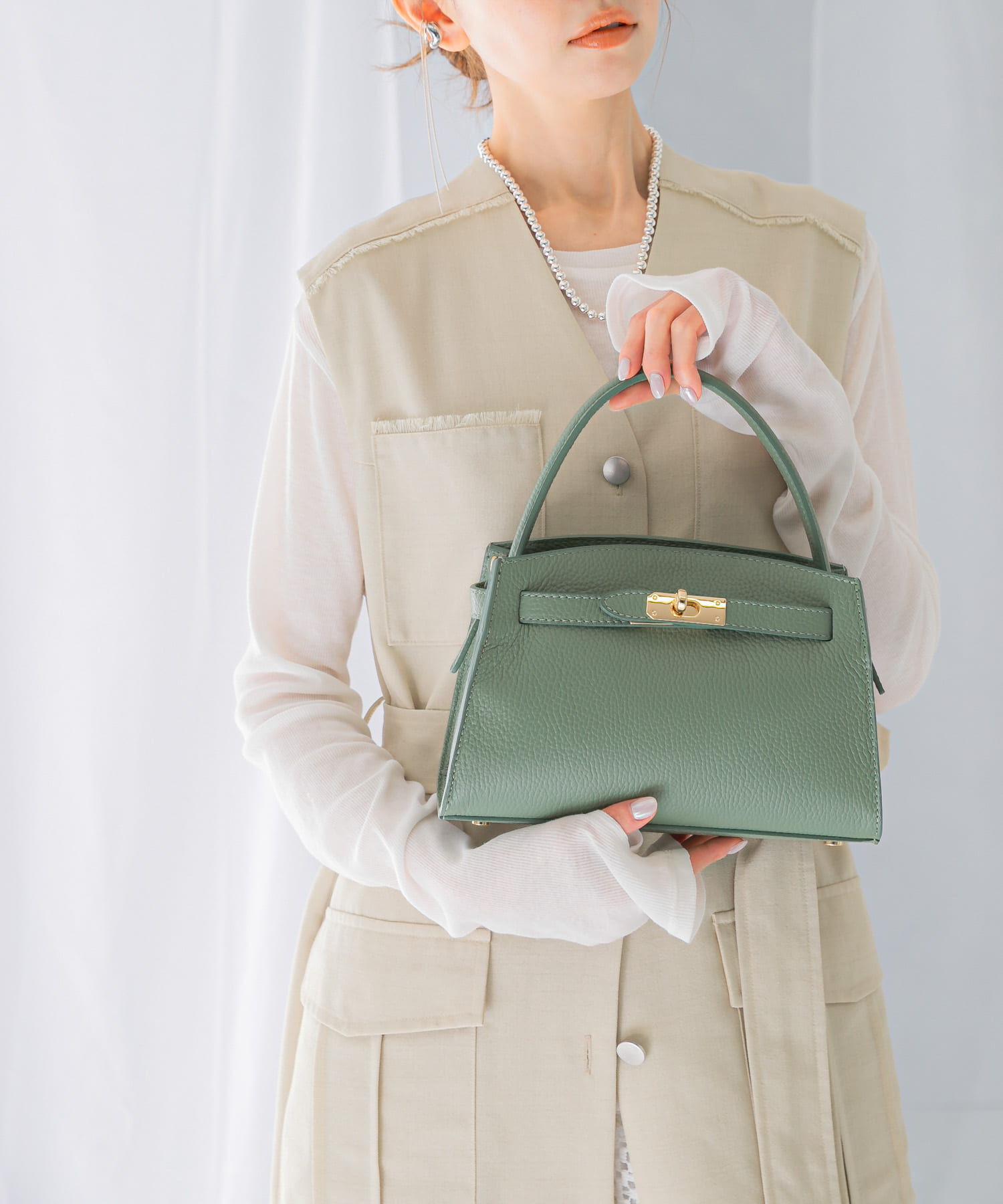 URBAN RESEARCH ROSSO「AULENTTI　キーベルト付きミニハンドBAG」|ハンドバッグ|