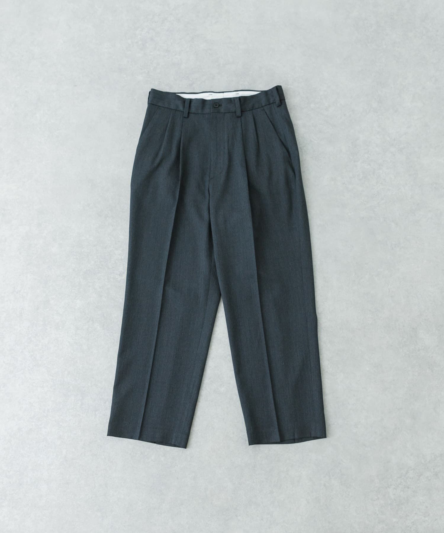 URBAN RESEARCH「new basic ウールツイルワイドスラックス」|その他|チャコールグレー