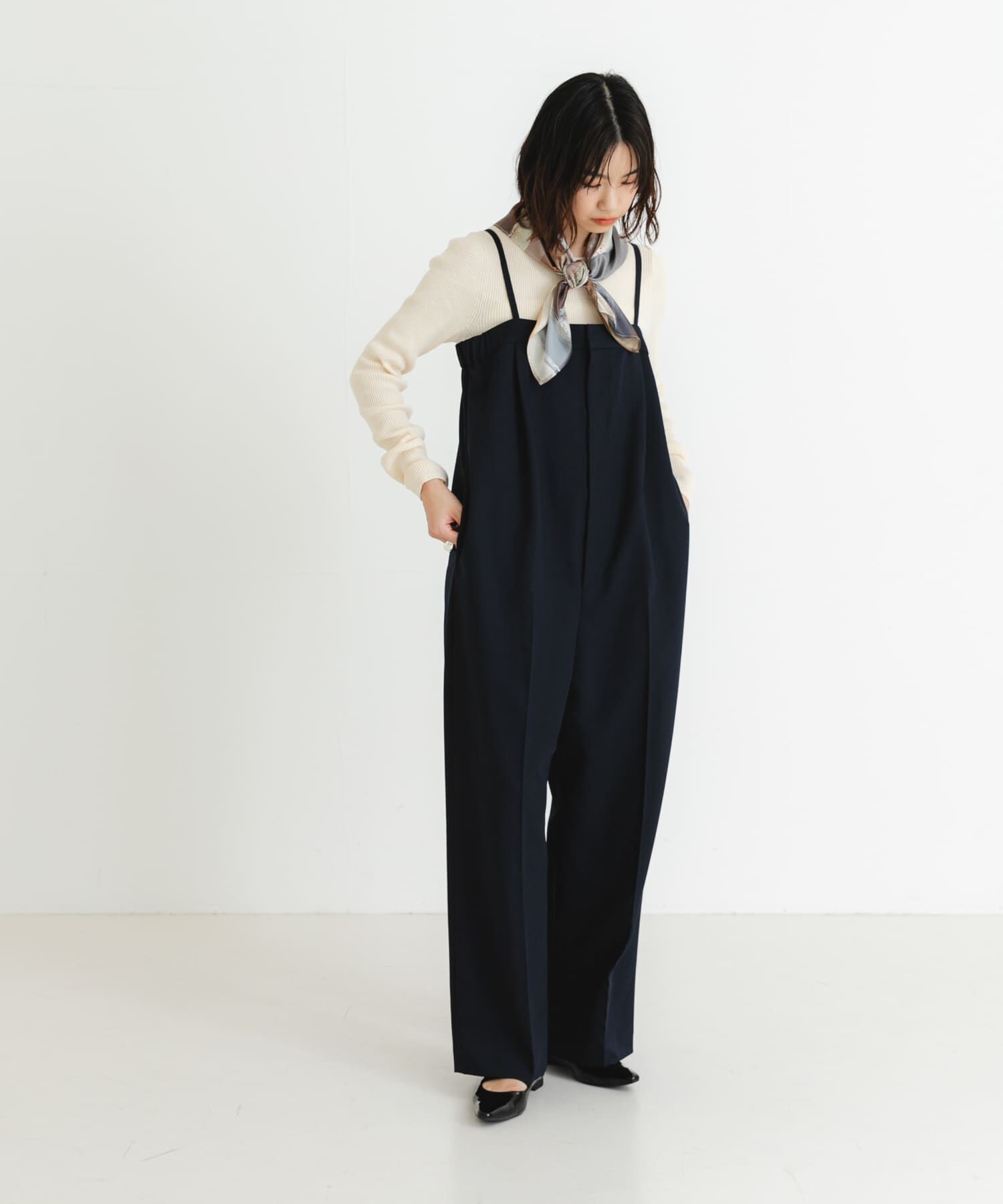 URBAN RESEARCH「『UR TECH』メランジコットンクルーネックニット」|ニット・セーター|