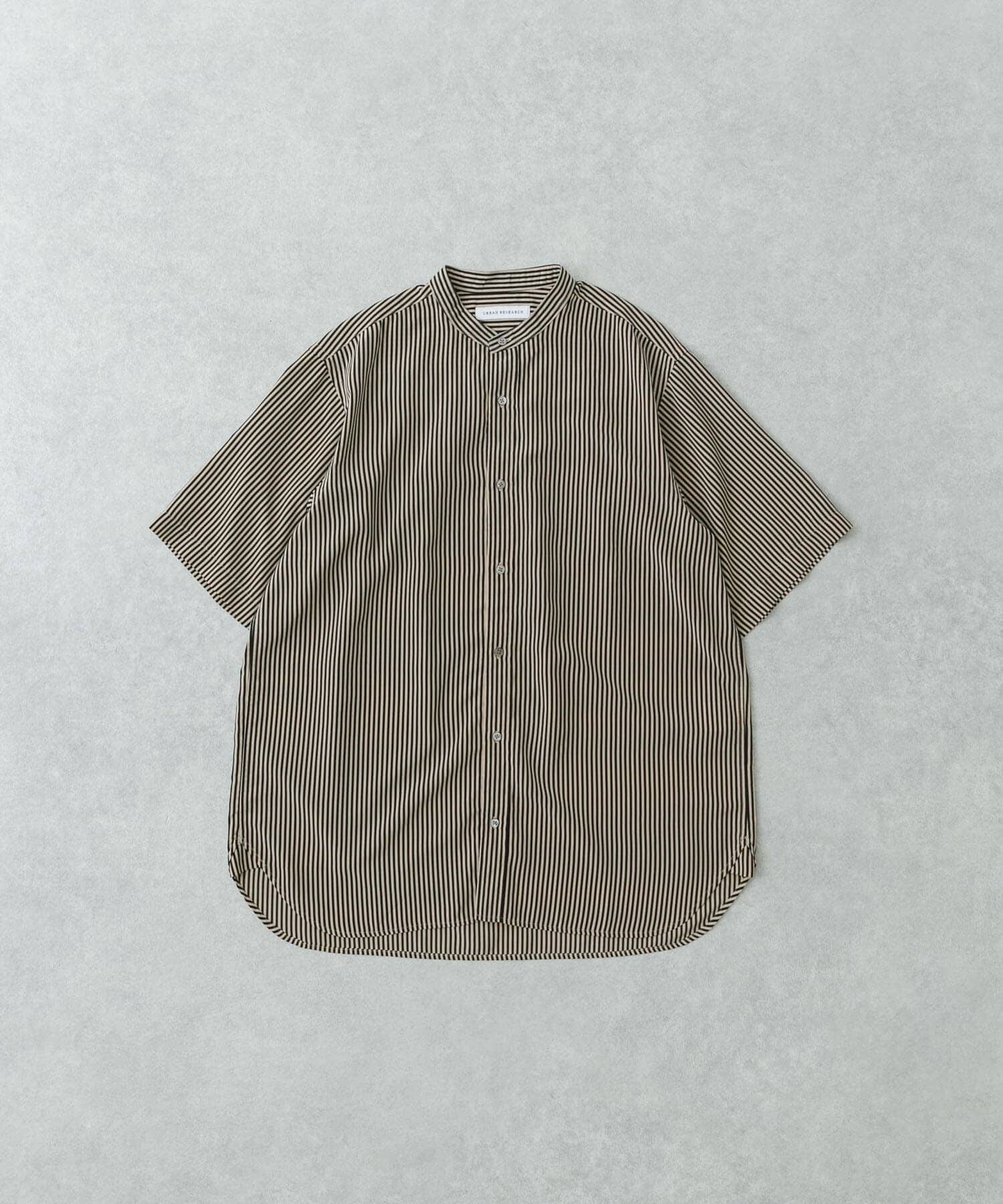 URBAN RESEARCH「PRINT BAND COLLAR SHIRTS」|シャツ・ブラウス|
