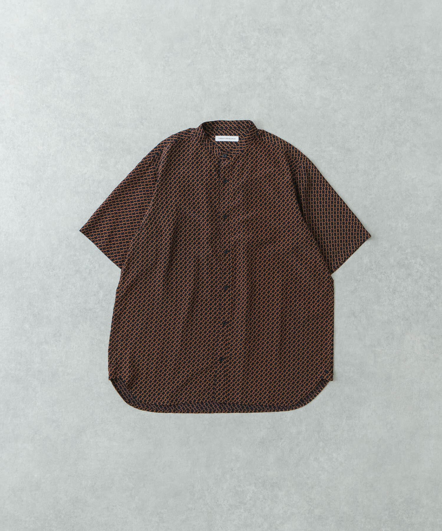URBAN RESEARCH「PRINT BAND COLLAR SHIRTS」|シャツ・ブラウス|